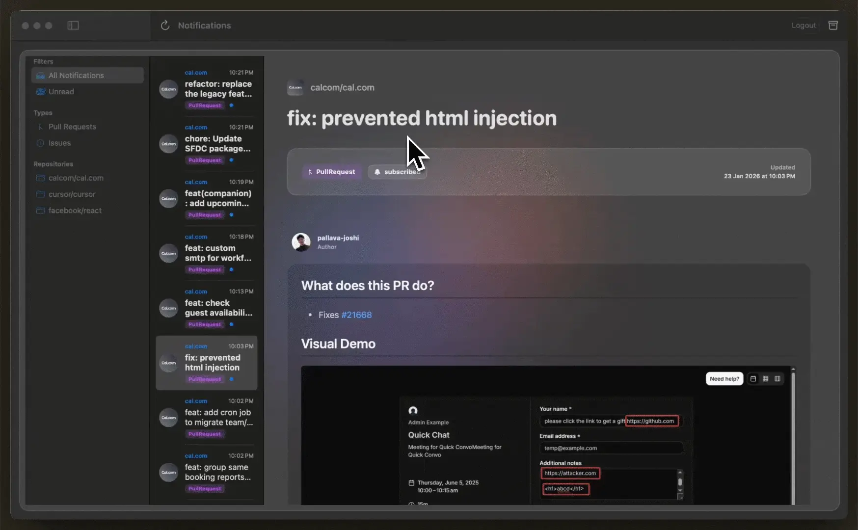 Archiving notifications issue