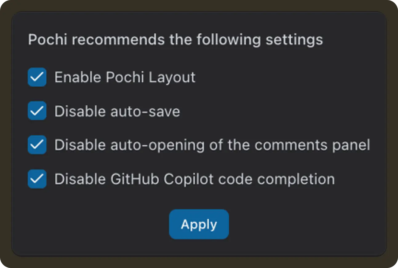 Auto layout modal