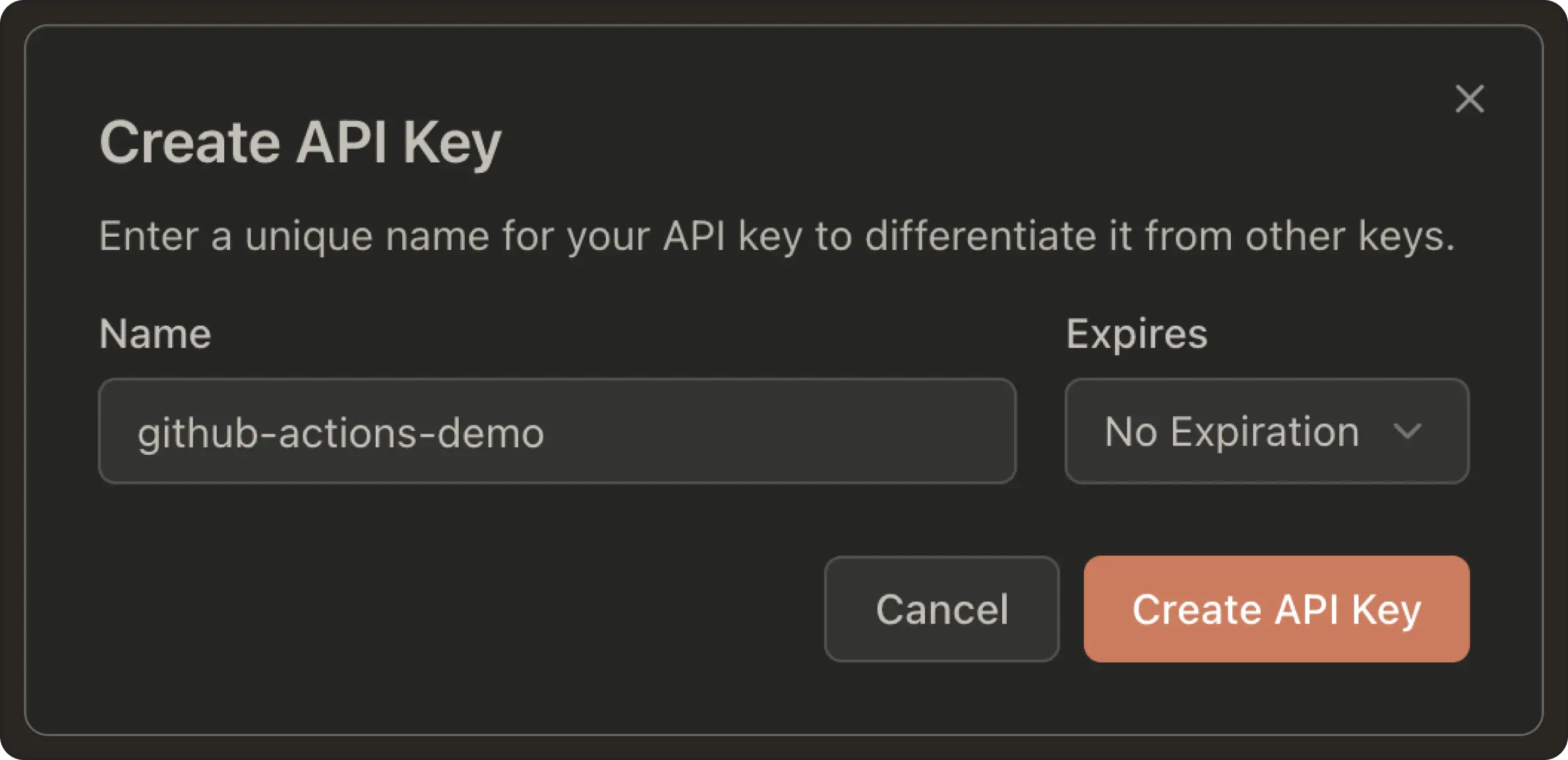 Create Pochi API key