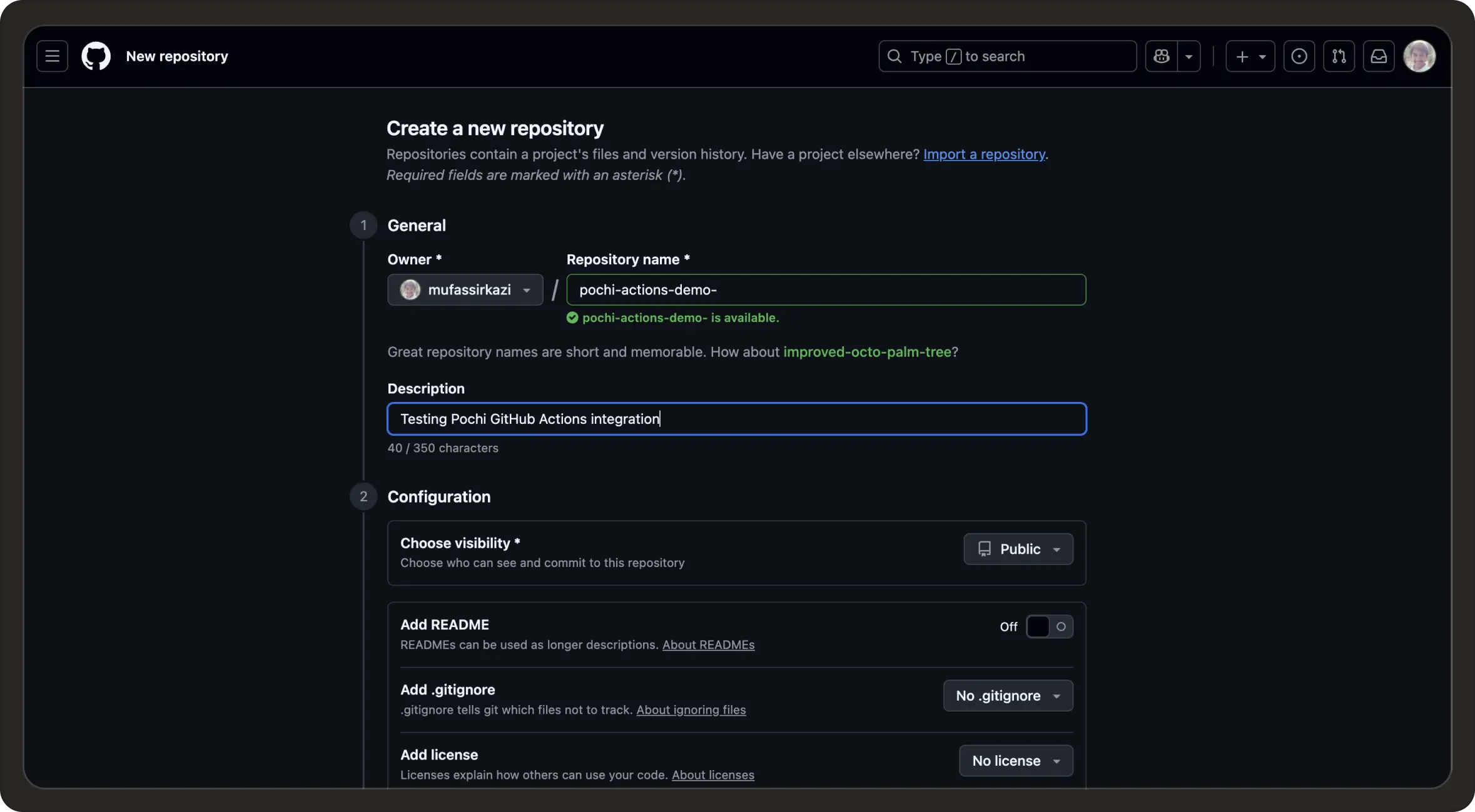 Create Repository