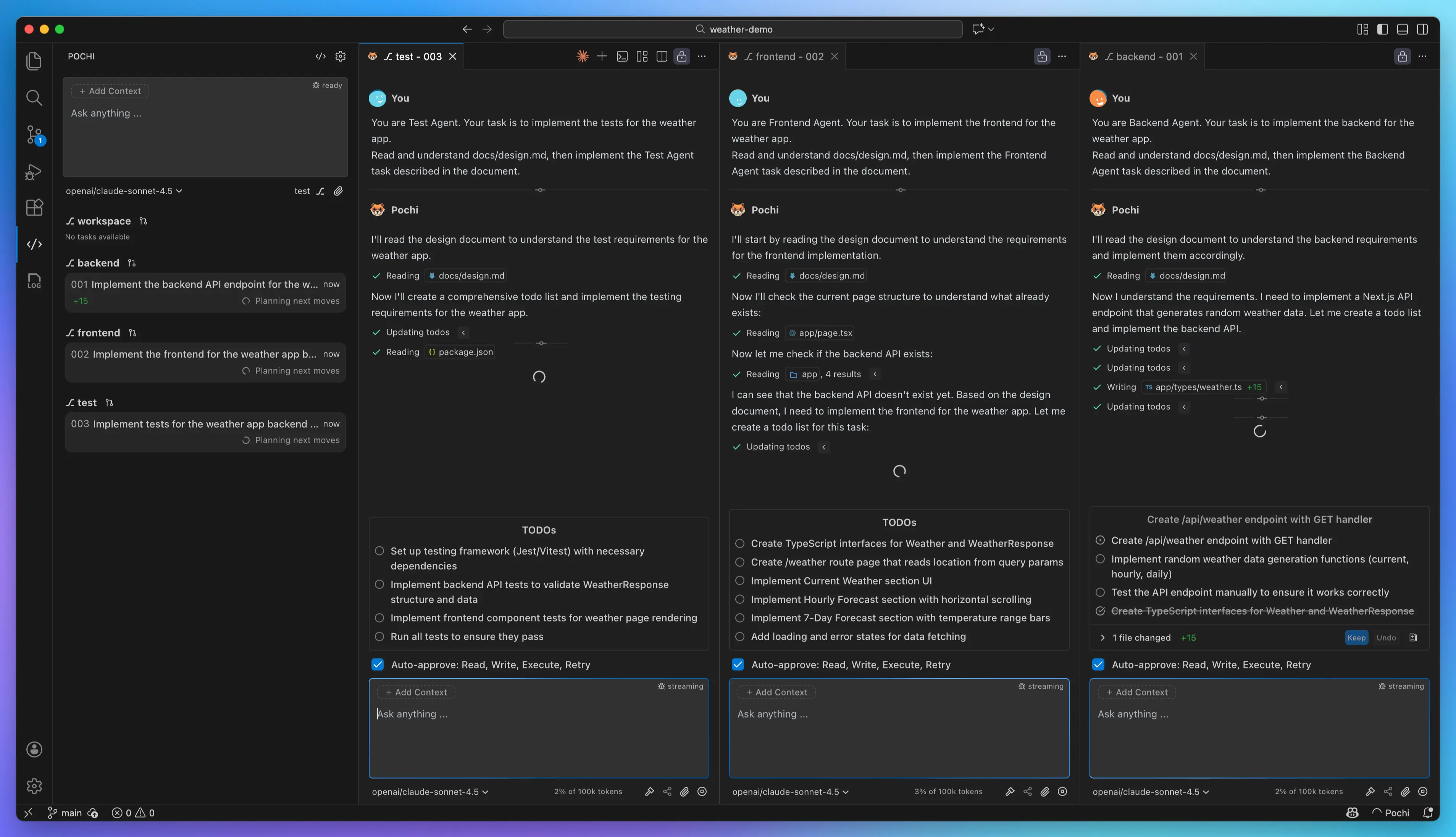 Parallel Agents Running